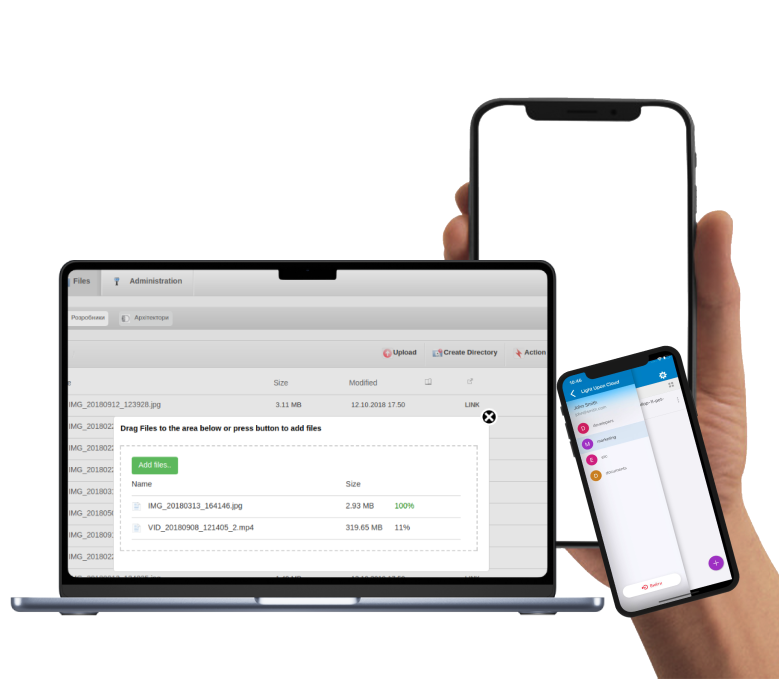 LightUp.Cloud on multiple devices - desktop, tablet, mobile